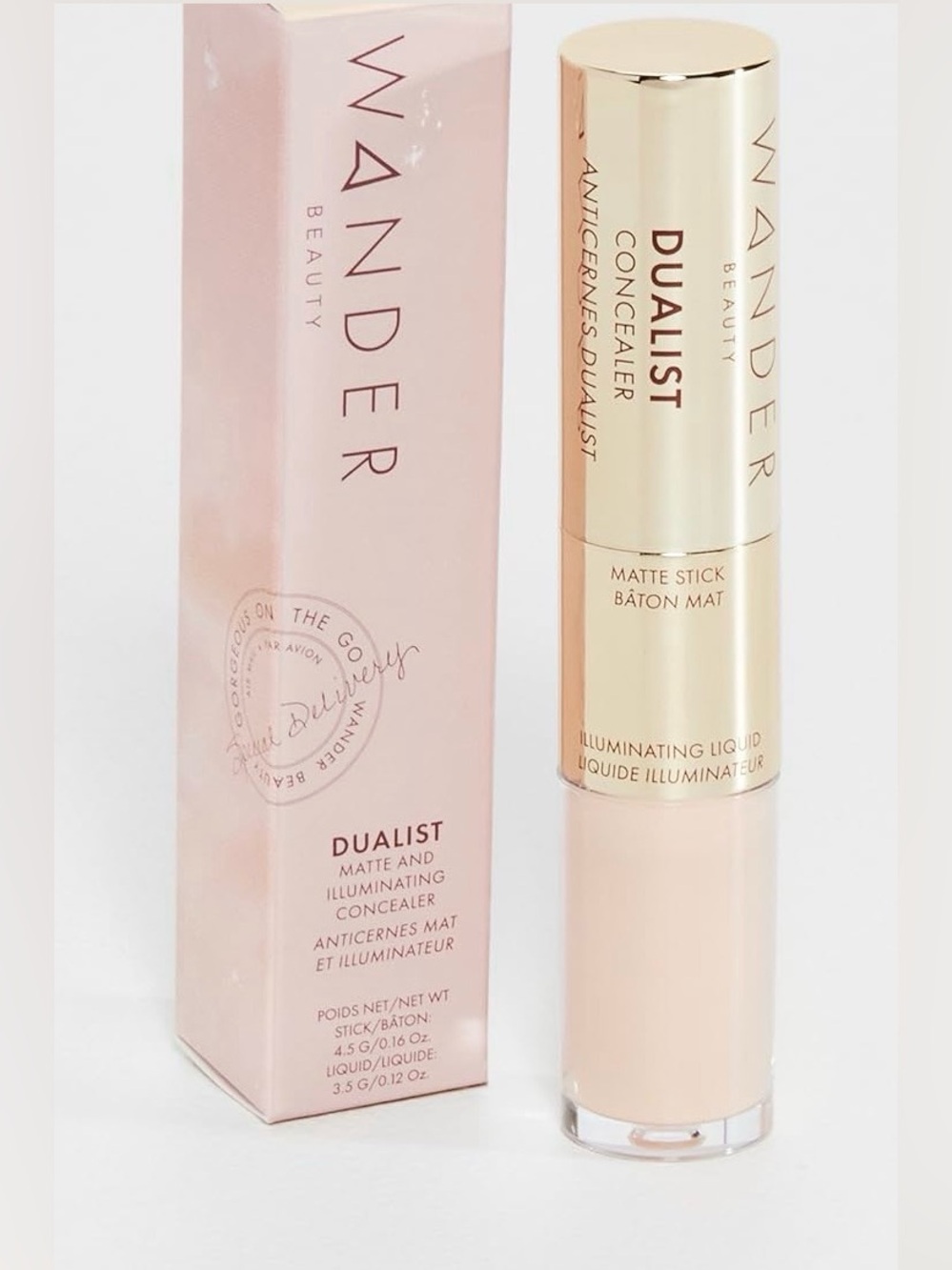 NWT Wander Beauty Dualist Concealer Matte & Illuminating in Ivory Fair